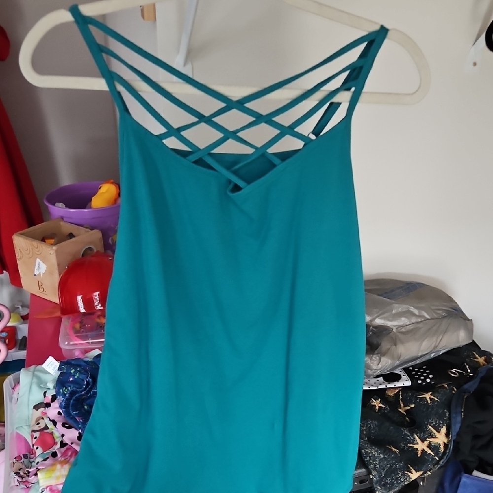 Torrid‎ Blue Backless Sleeveless Camisole